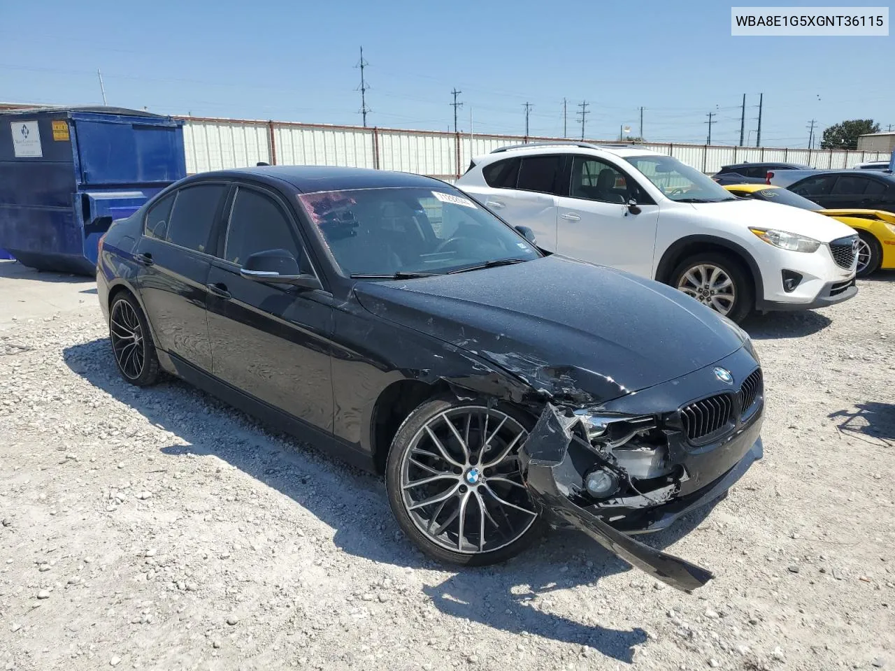 2016 BMW 320 I VIN: WBA8E1G5XGNT36115 Lot: 71292044