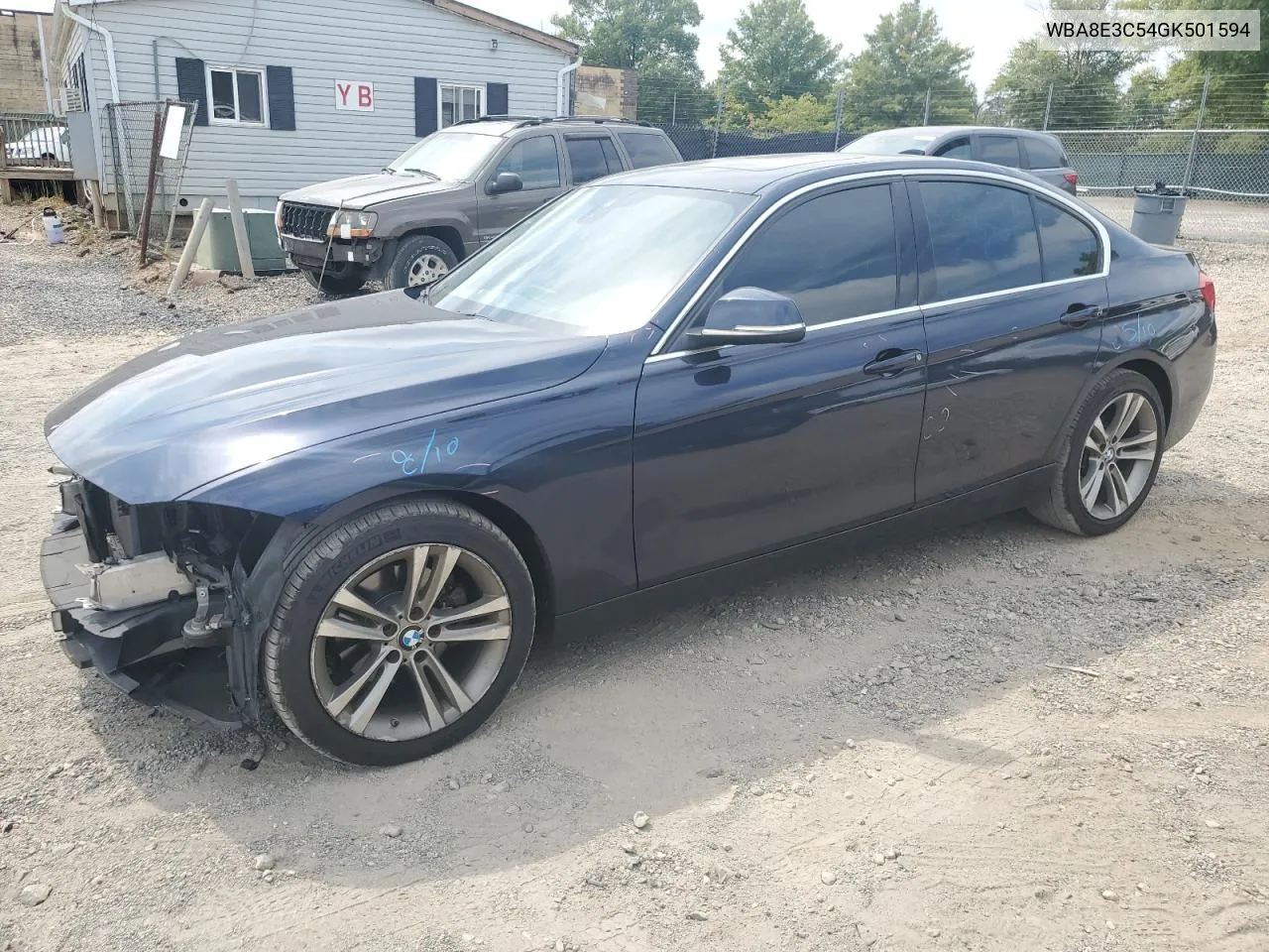 2016 BMW 328 Xi Sulev VIN: WBA8E3C54GK501594 Lot: 71295544