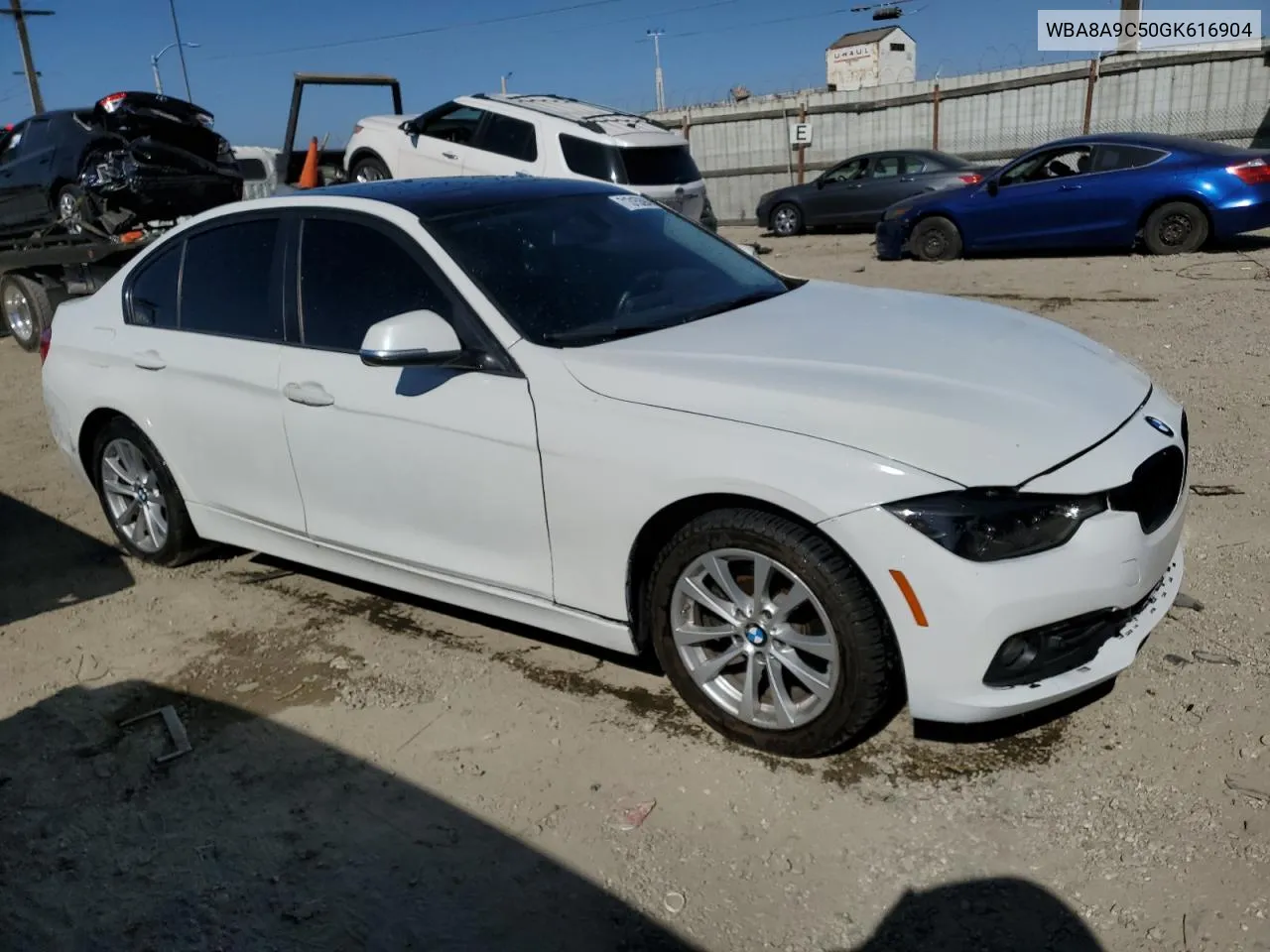 2016 BMW 320 I VIN: WBA8A9C50GK616904 Lot: 71315394