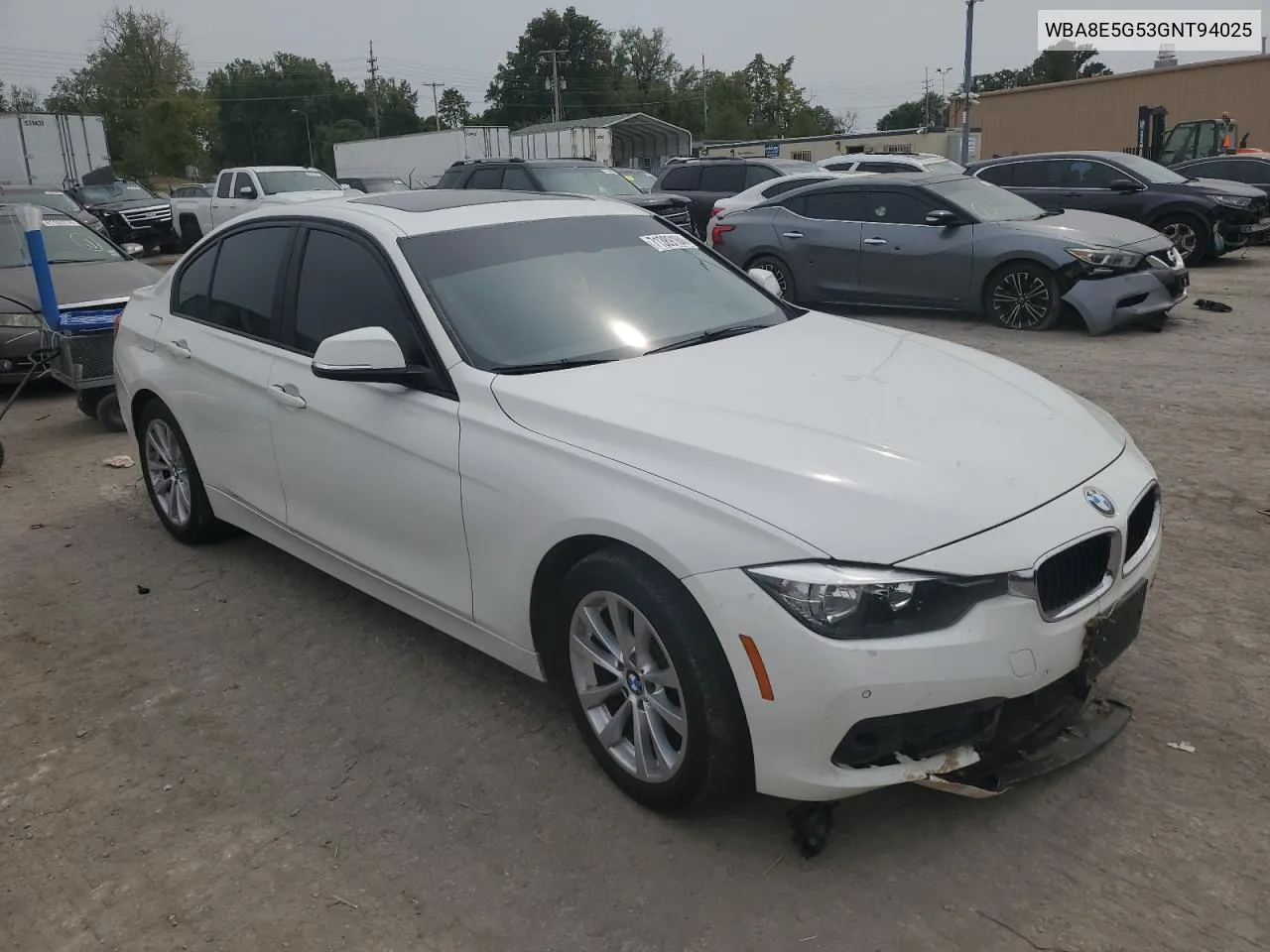 2016 BMW 320 Xi VIN: WBA8E5G53GNT94025 Lot: 71389184