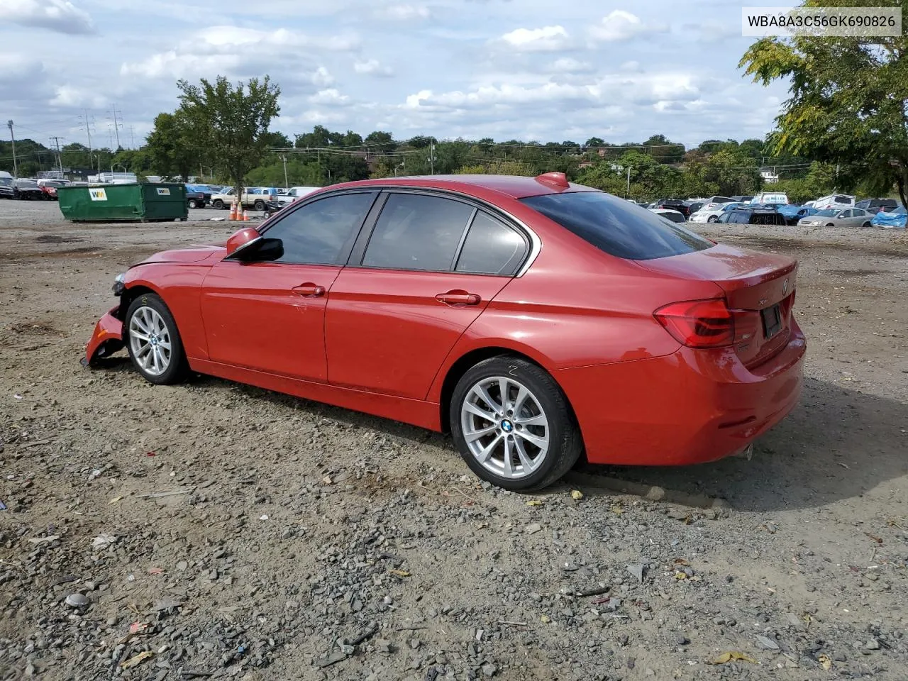 2016 BMW 320 Xi VIN: WBA8A3C56GK690826 Lot: 71610694