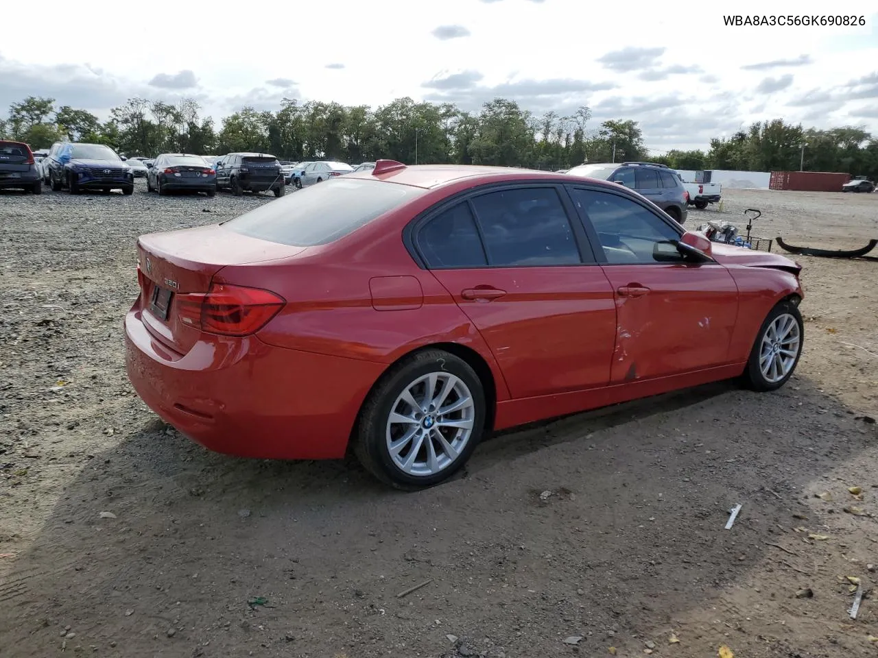 2016 BMW 320 Xi VIN: WBA8A3C56GK690826 Lot: 71610694