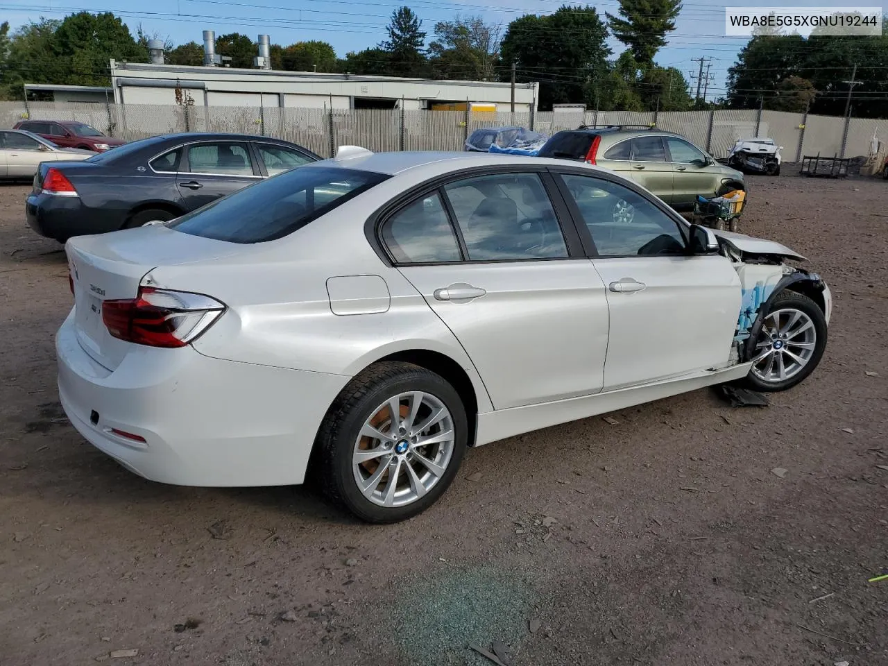 2016 BMW 320 Xi VIN: WBA8E5G5XGNU19244 Lot: 72368354