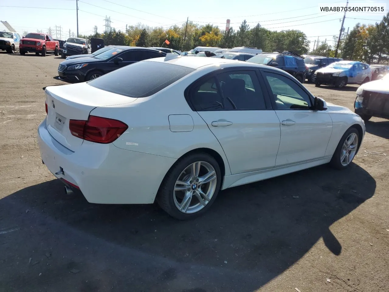 2016 BMW 340 Xi VIN: WBA8B7G54GNT70515 Lot: 72603494