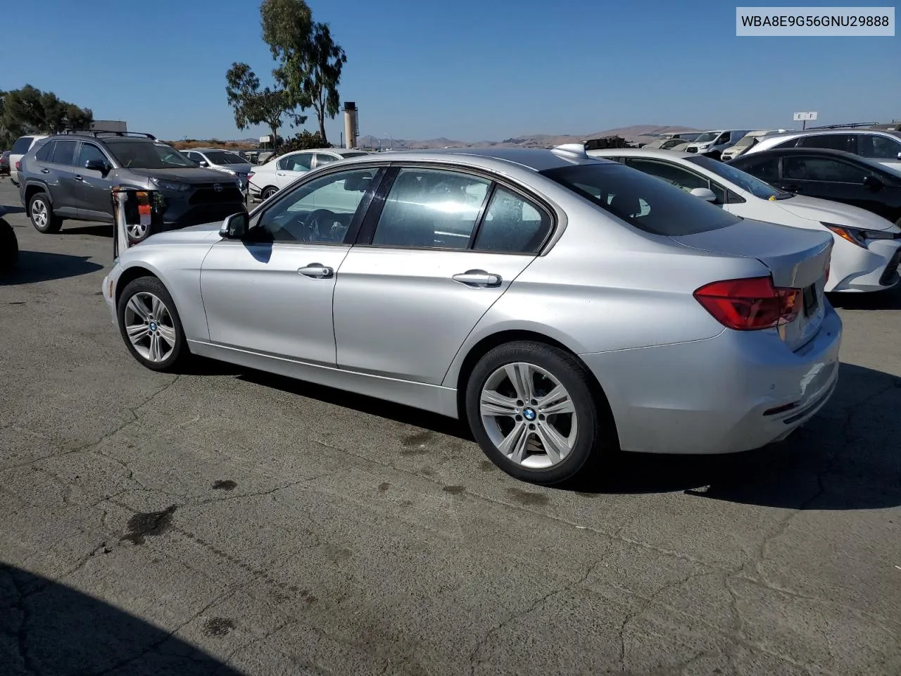 2016 BMW 328 I Sulev VIN: WBA8E9G56GNU29888 Lot: 73533534