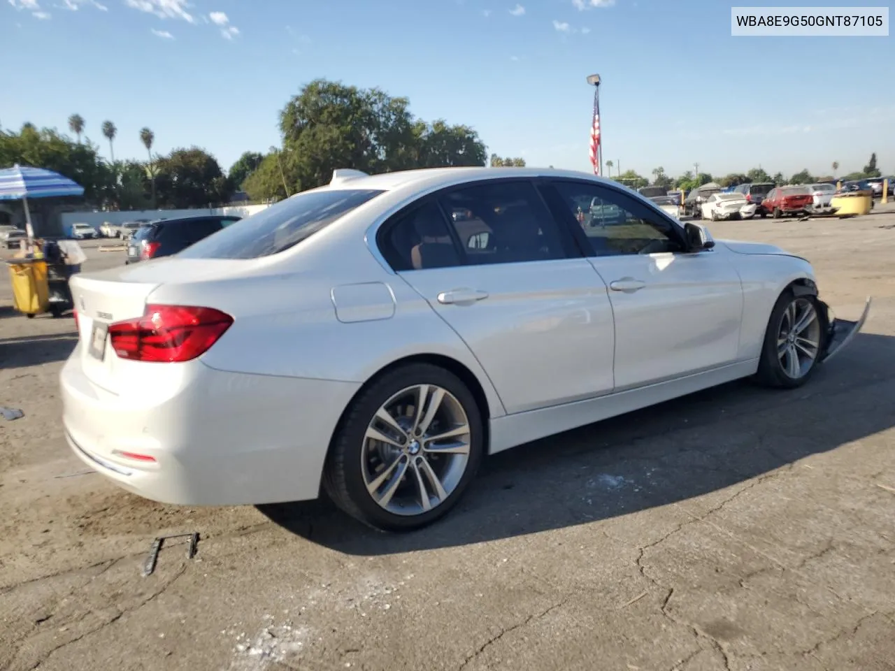 2016 BMW 328 I Sulev VIN: WBA8E9G50GNT87105 Lot: 74046494