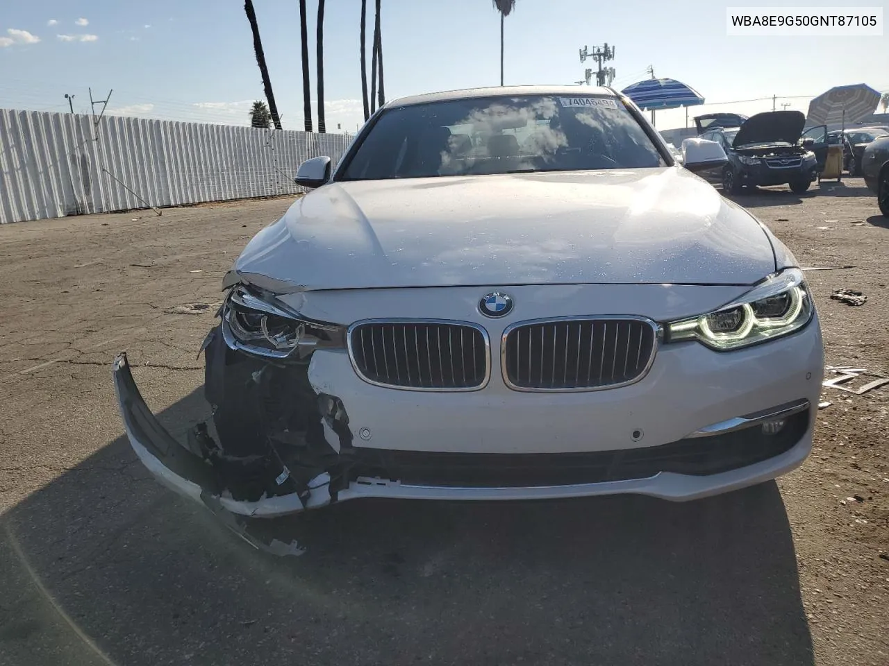 2016 BMW 328 I Sulev VIN: WBA8E9G50GNT87105 Lot: 74046494