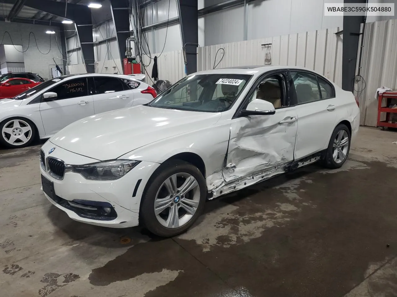 2016 BMW 328 Xi Sulev VIN: WBA8E3C59GK504880 Lot: 74224024