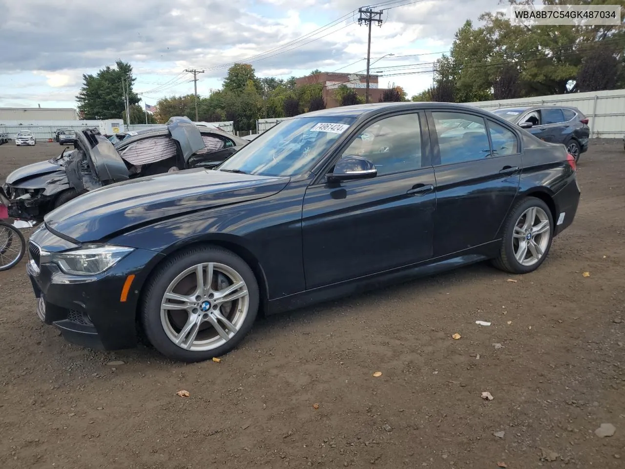 2016 BMW 340 Xi VIN: WBA8B7C54GK487034 Lot: 74961424