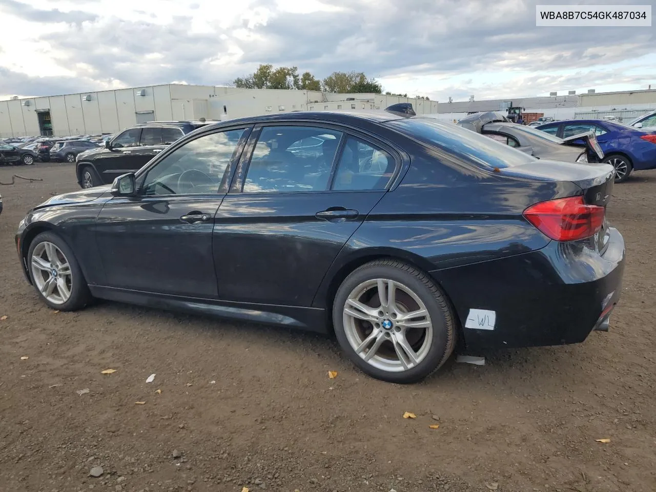 2016 BMW 340 Xi VIN: WBA8B7C54GK487034 Lot: 74961424