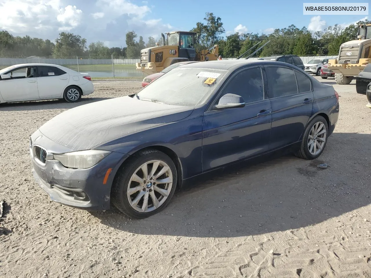 2016 BMW 320 Xi VIN: WBA8E5G58GNU20179 Lot: 76745774