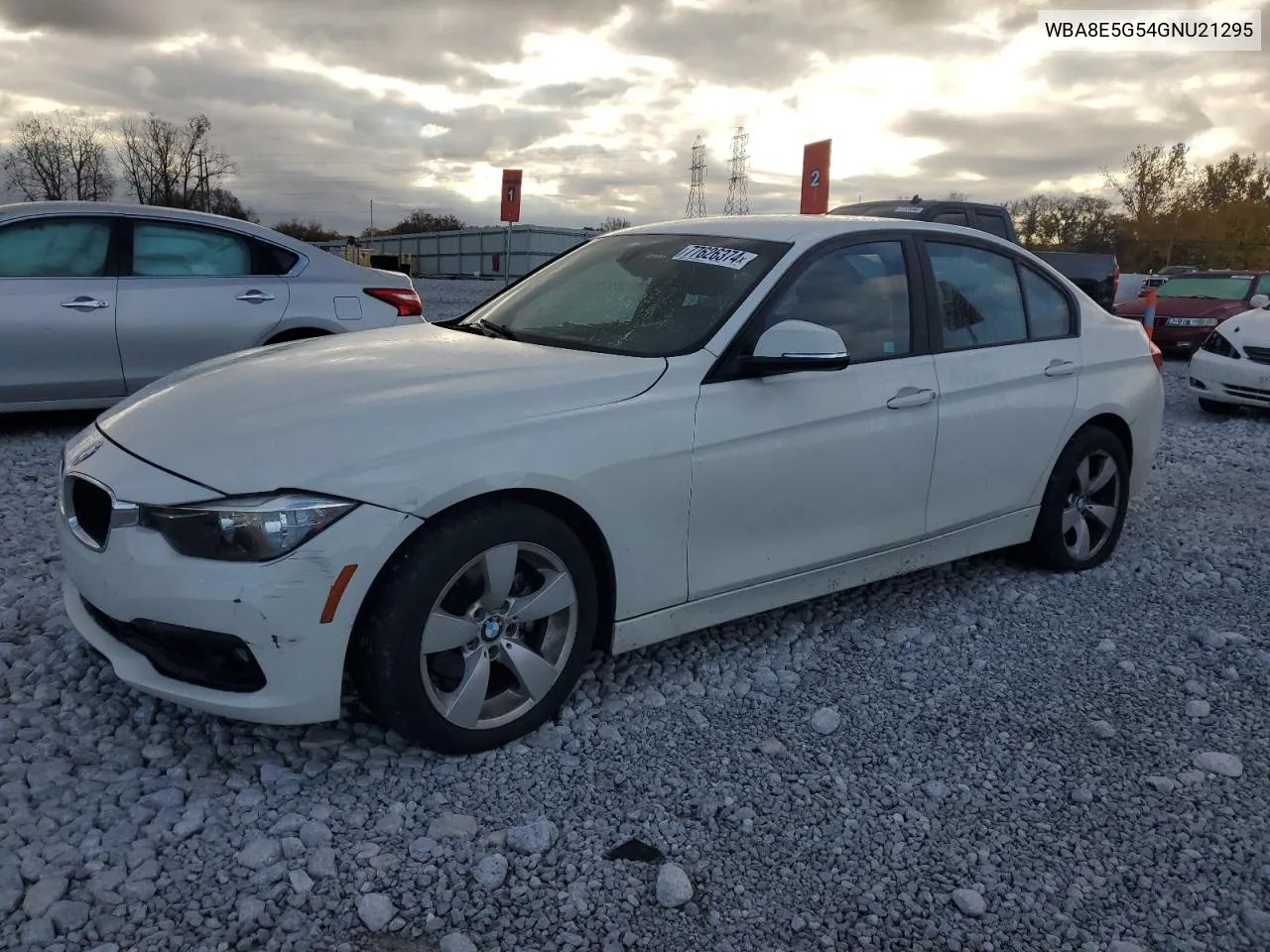 2016 BMW 320 Xi VIN: WBA8E5G54GNU21295 Lot: 77626374