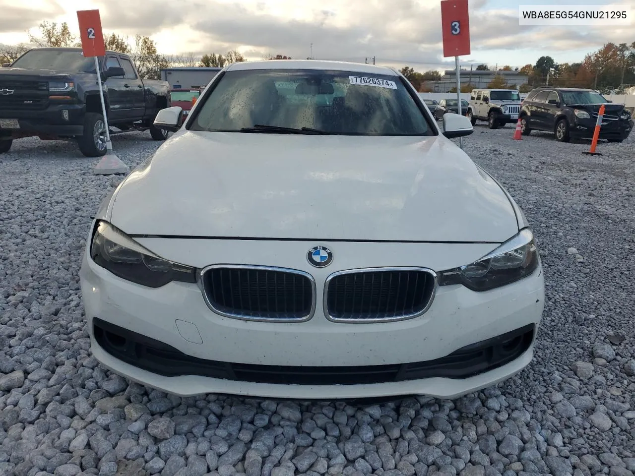 2016 BMW 320 Xi VIN: WBA8E5G54GNU21295 Lot: 77626374