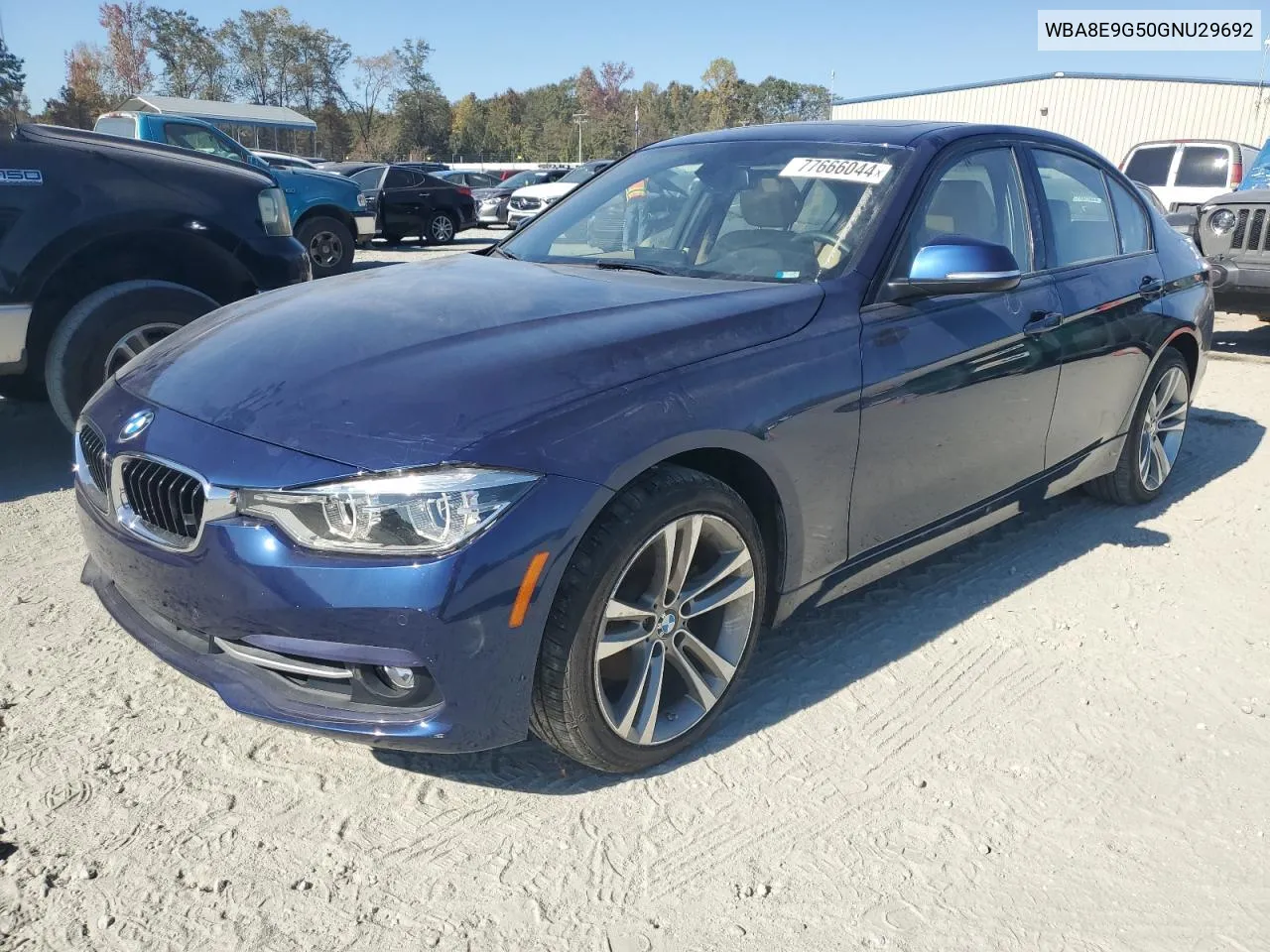 2016 BMW 328 I Sulev VIN: WBA8E9G50GNU29692 Lot: 77666044