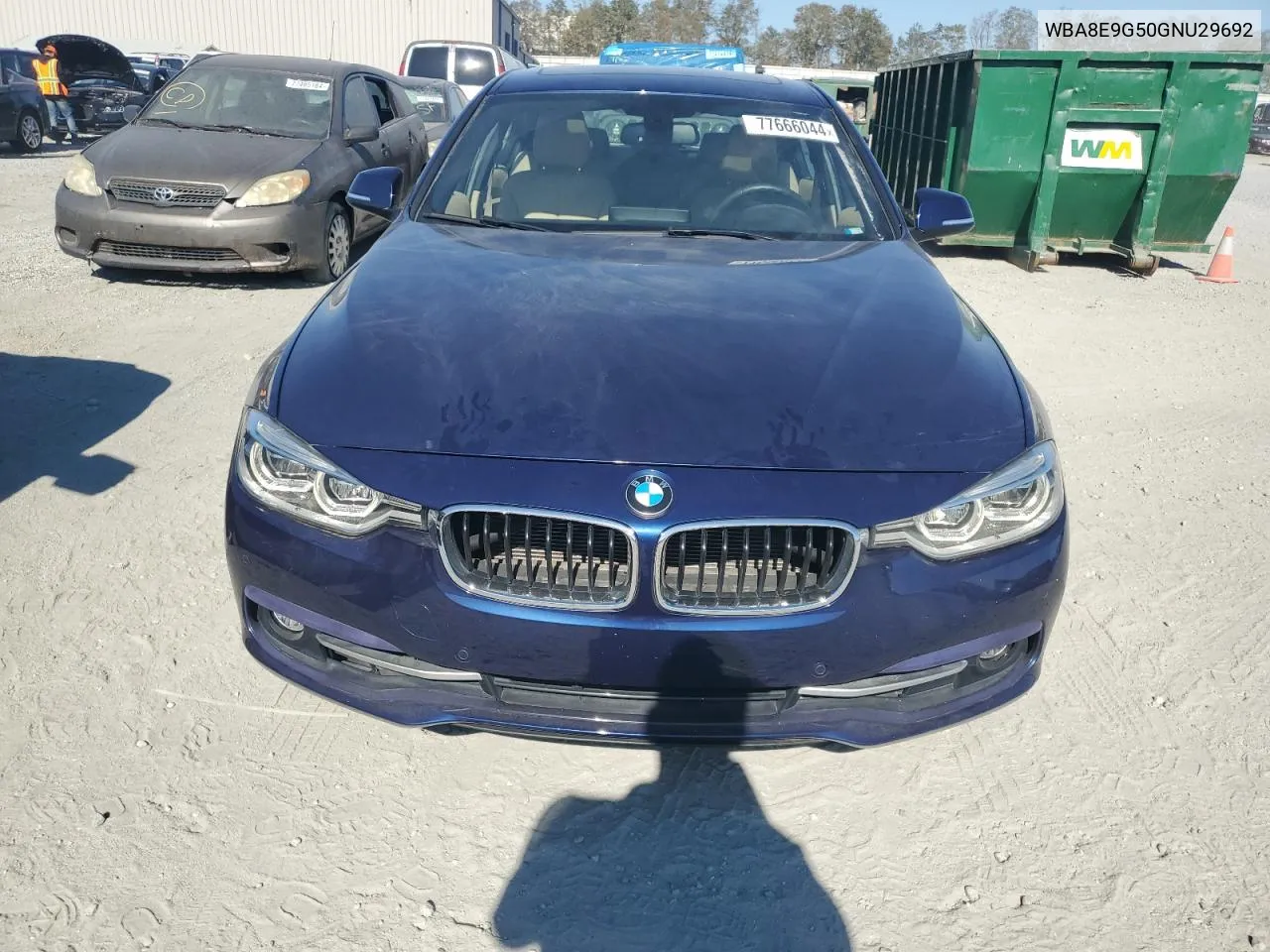 2016 BMW 328 I Sulev VIN: WBA8E9G50GNU29692 Lot: 77666044