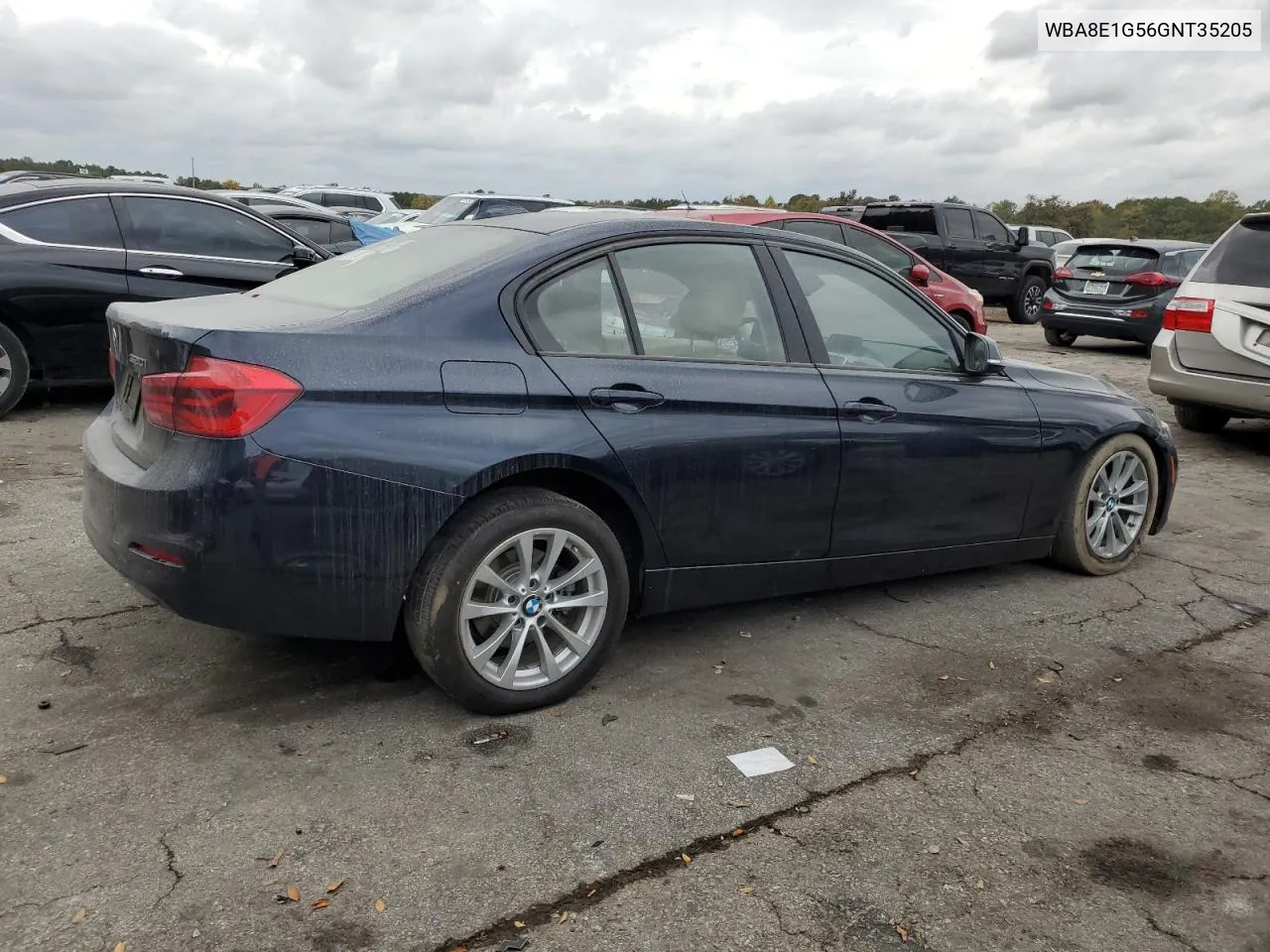 2016 BMW 320 I VIN: WBA8E1G56GNT35205 Lot: 77960054