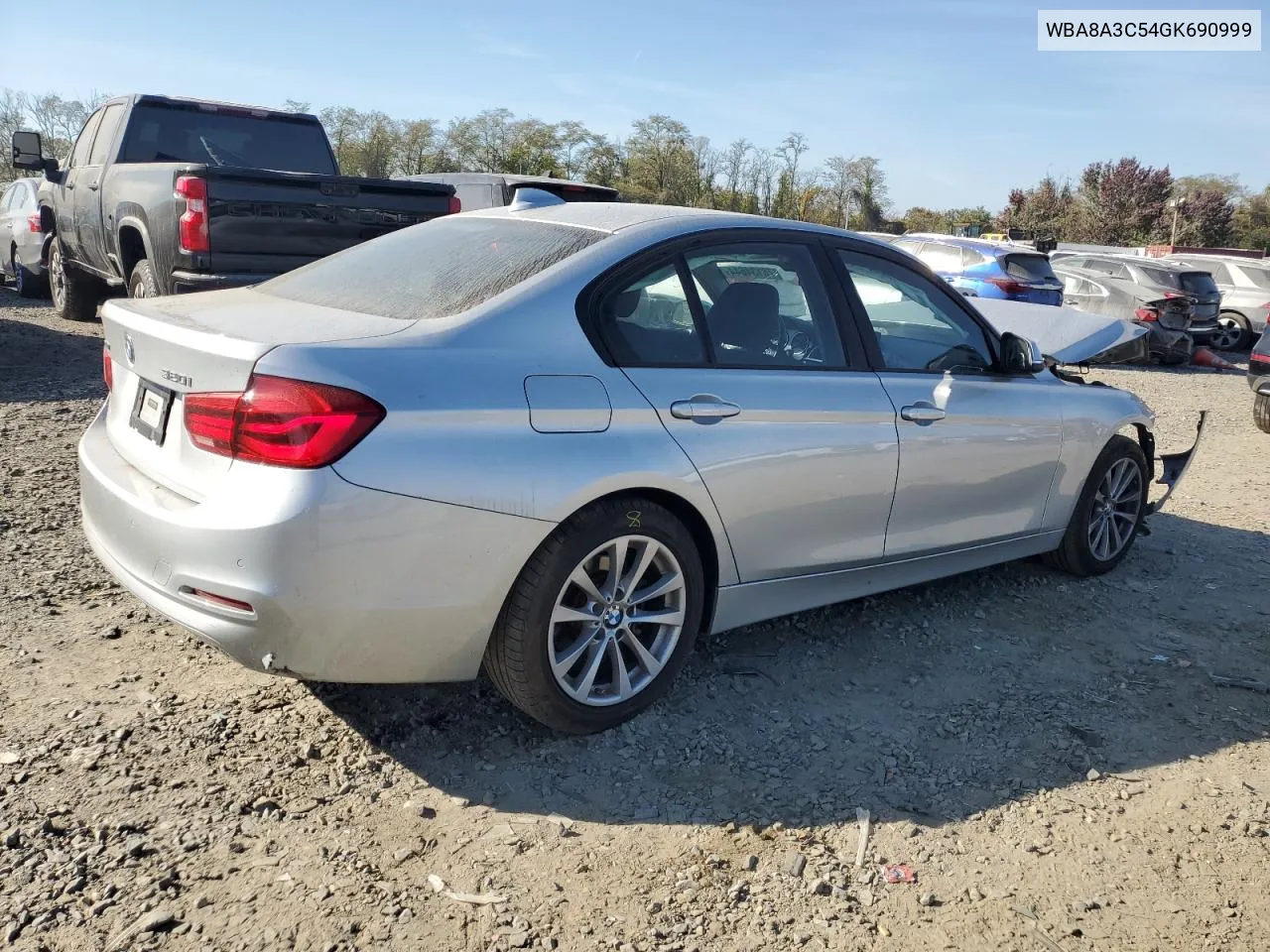 2016 BMW 320 Xi VIN: WBA8A3C54GK690999 Lot: 78134644