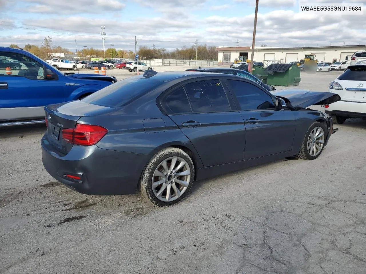 2016 BMW 320 Xi VIN: WBA8E5G55GNU19684 Lot: 79712774