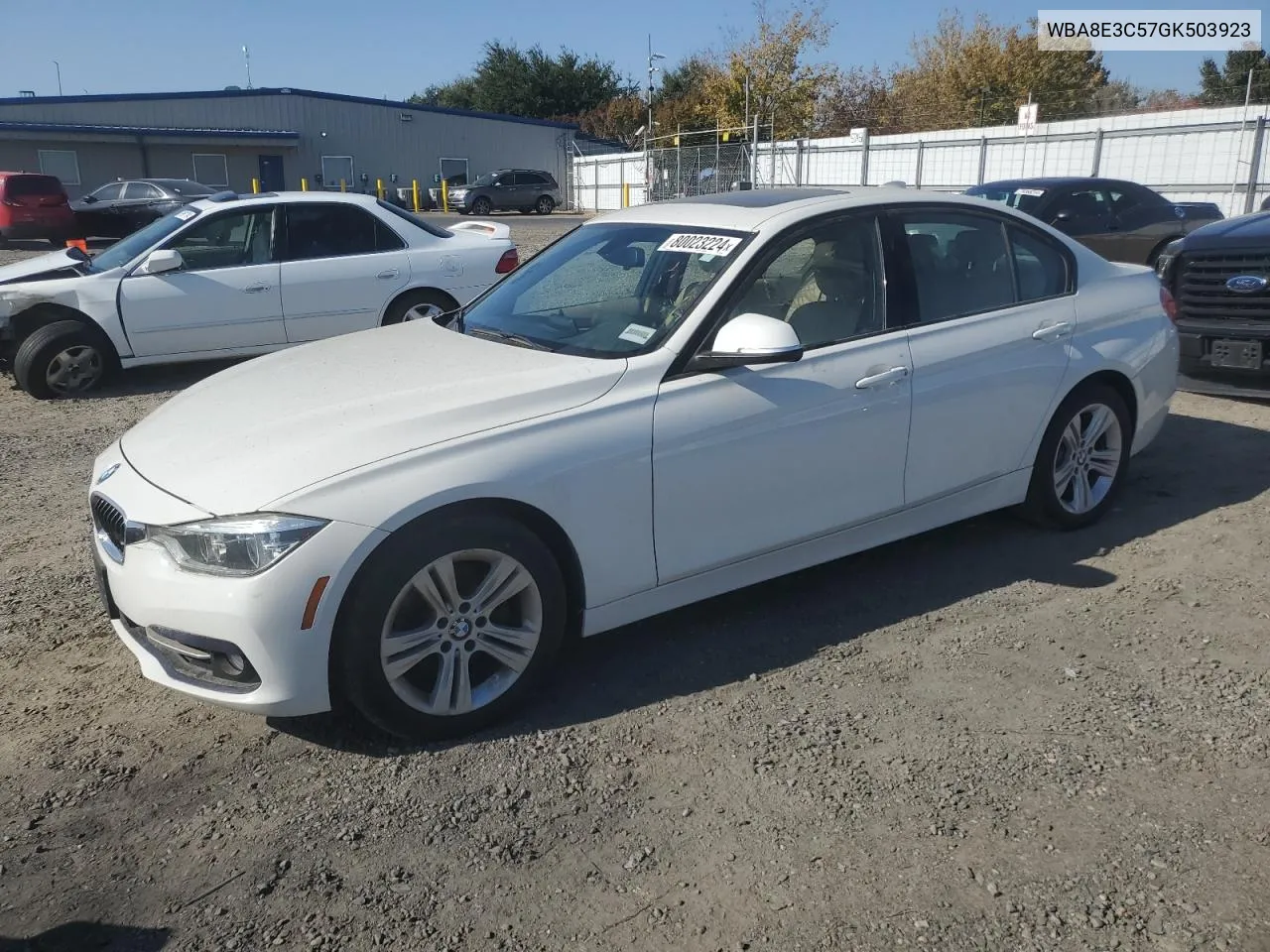 2016 BMW 328 Xi Sulev VIN: WBA8E3C57GK503923 Lot: 80023224