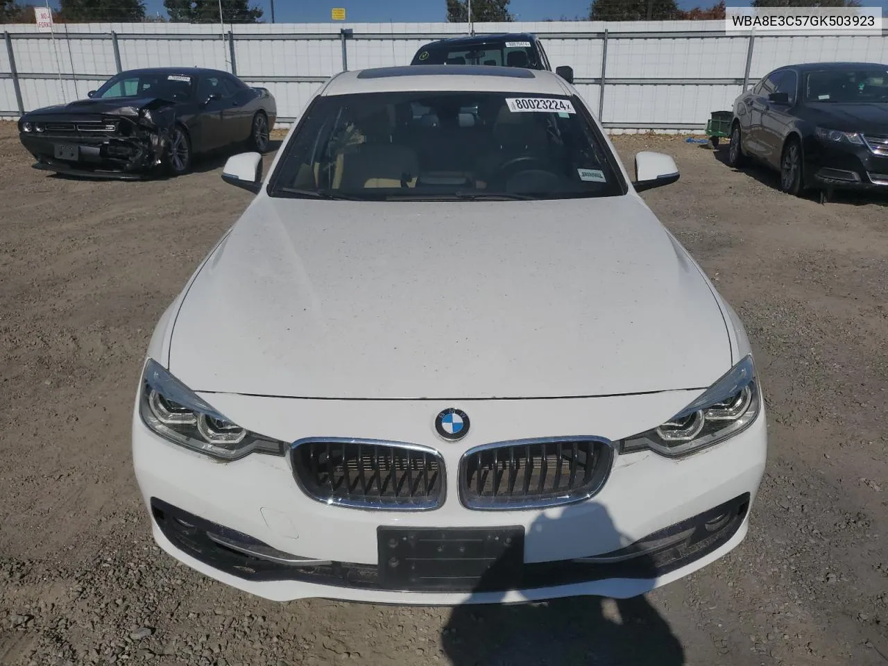 2016 BMW 328 Xi Sulev VIN: WBA8E3C57GK503923 Lot: 80023224