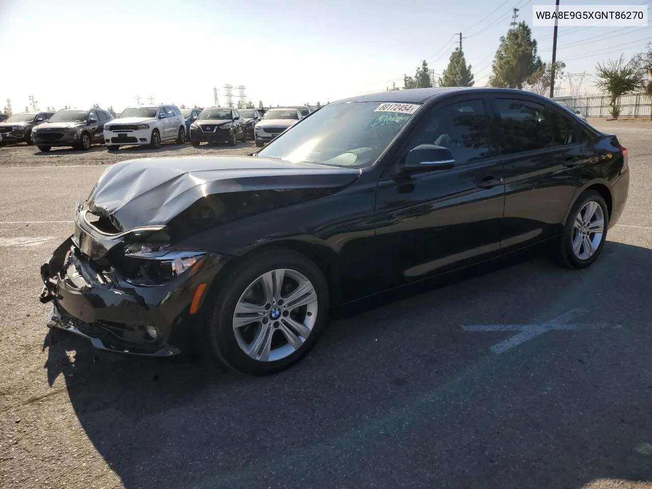 2016 BMW 328 I Sulev VIN: WBA8E9G5XGNT86270 Lot: 80172454