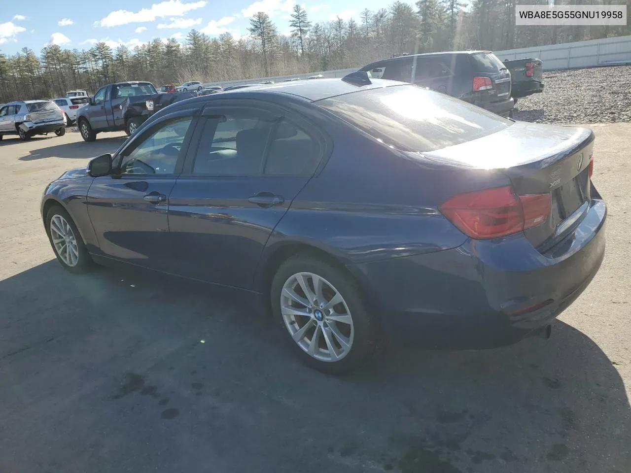 2016 BMW 320 Xi VIN: WBA8E5G55GNU19958 Lot: 80502764