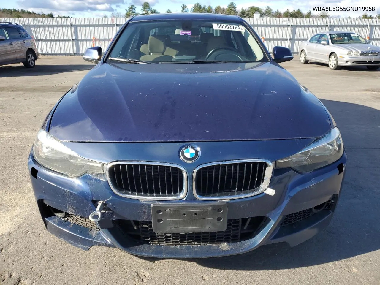 2016 BMW 320 Xi VIN: WBA8E5G55GNU19958 Lot: 80502764