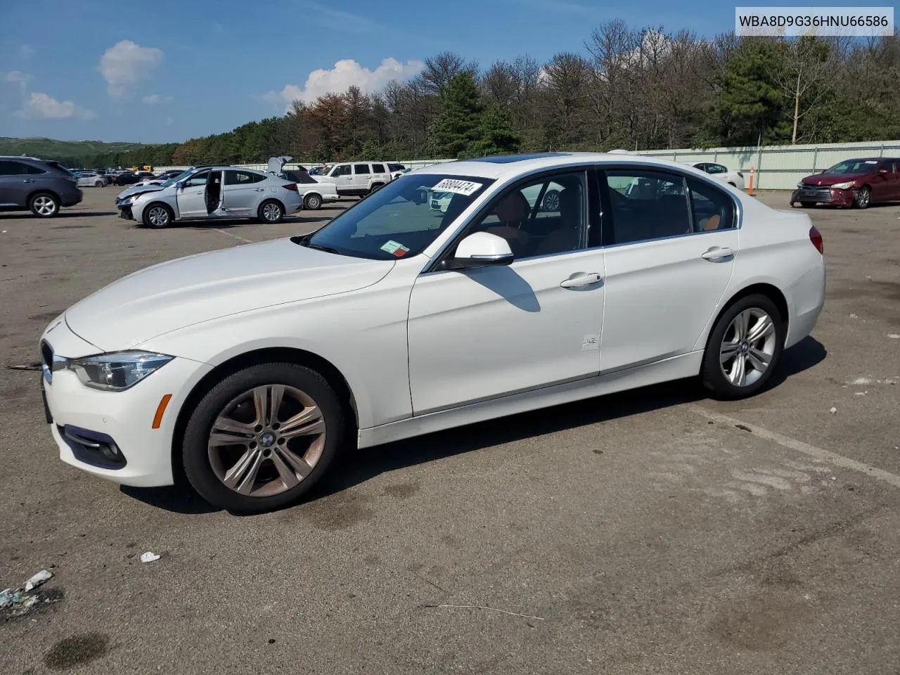 2017 BMW 330 Xi VIN: WBA8D9G36HNU66586 Lot: 68804474