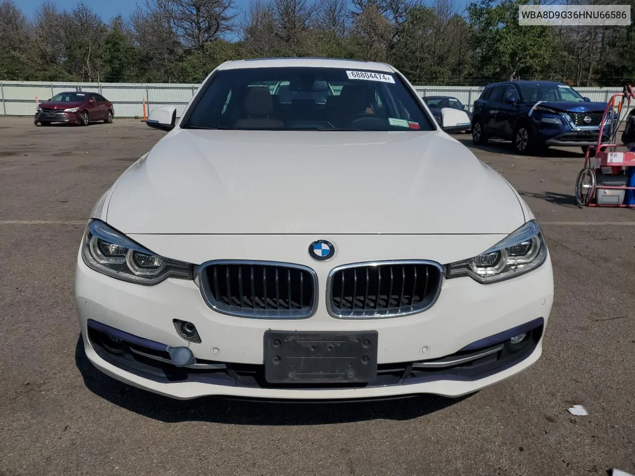 2017 BMW 330 Xi VIN: WBA8D9G36HNU66586 Lot: 68804474