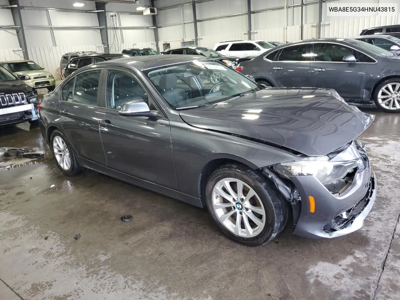 2017 BMW 320 Xi VIN: WBA8E5G34HNU43815 Lot: 69184474