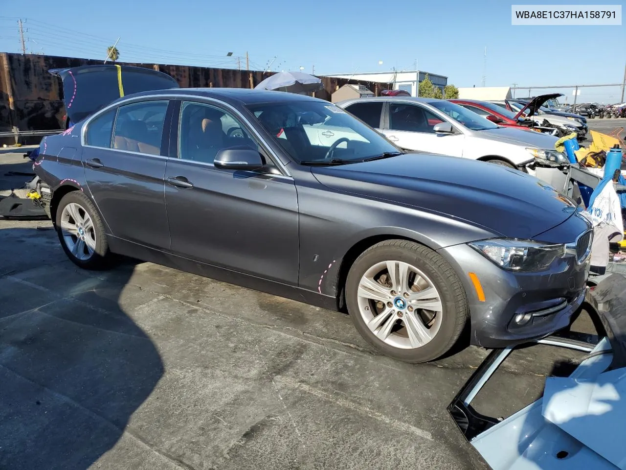 2017 BMW 330E VIN: WBA8E1C37HA158791 Lot: 69402384