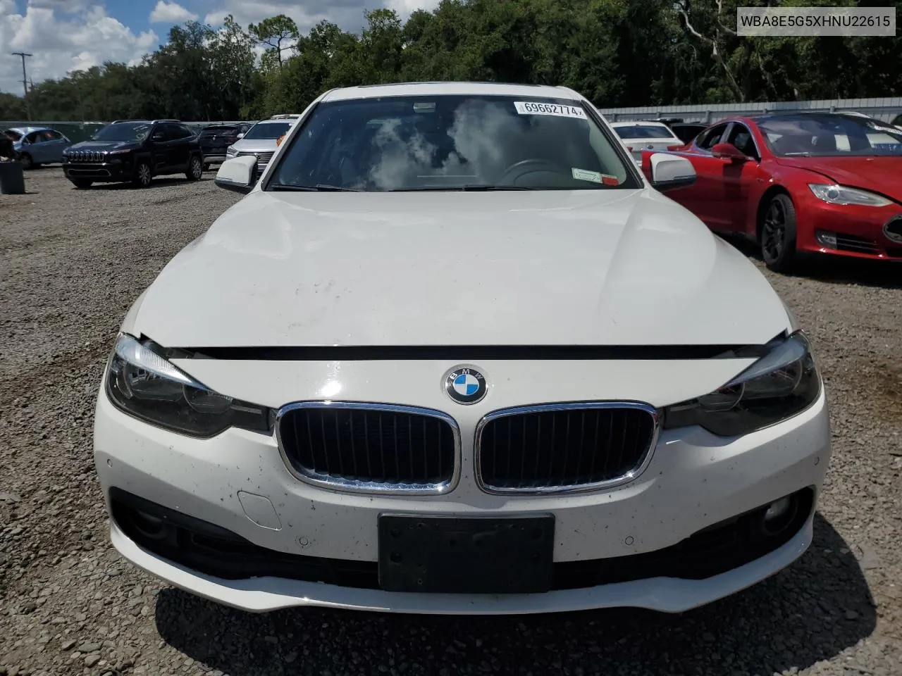 2017 BMW 320 Xi VIN: WBA8E5G5XHNU22615 Lot: 69662774