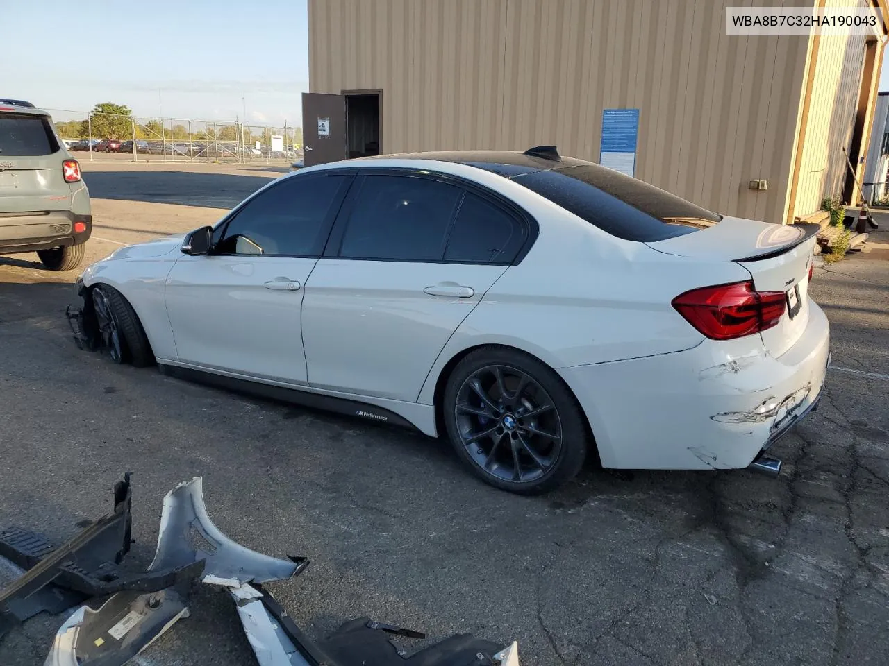 2017 BMW 340 Xi VIN: WBA8B7C32HA190043 Lot: 69760234