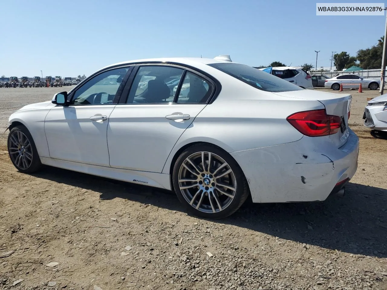 2017 BMW 340 I VIN: WBA8B3G3XHNA92876 Lot: 70000354