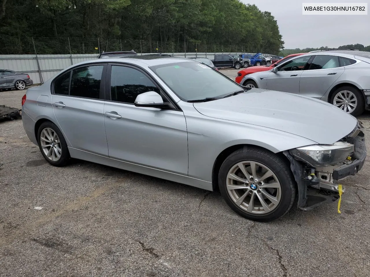 2017 BMW 320 I VIN: WBA8E1G30HNU16782 Lot: 73408534