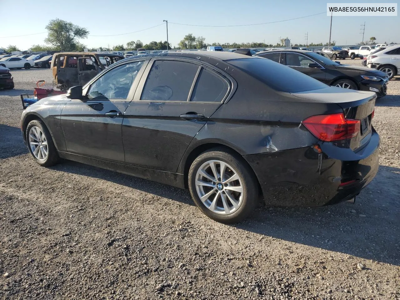 2017 BMW 320 Xi VIN: WBA8E5G56HNU42165 Lot: 73541434