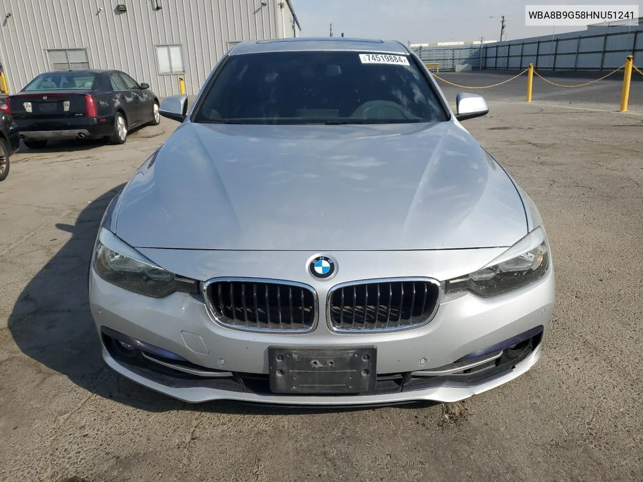 2017 BMW 330 I VIN: WBA8B9G58HNU51241 Lot: 74519884