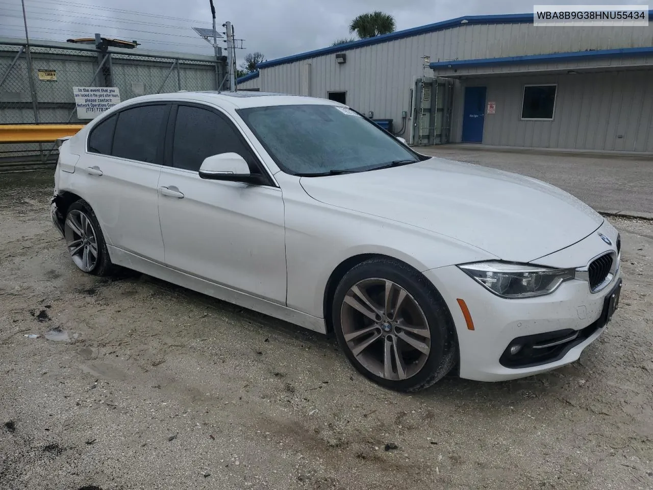 2017 BMW 330 I VIN: WBA8B9G38HNU55434 Lot: 74521364