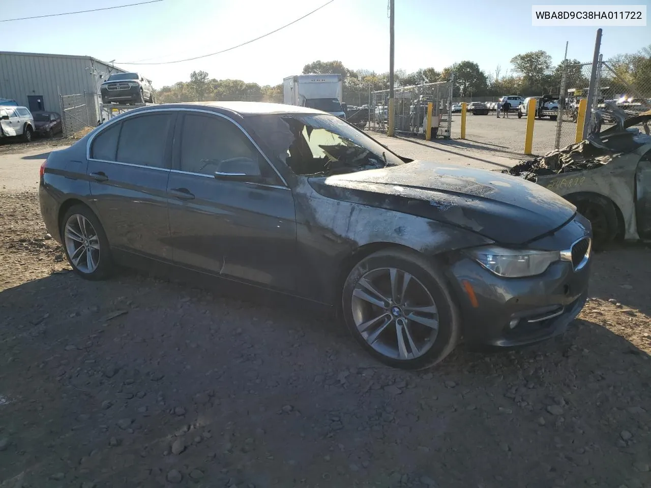 2017 BMW 330 Xi VIN: WBA8D9C38HA011722 Lot: 75386824