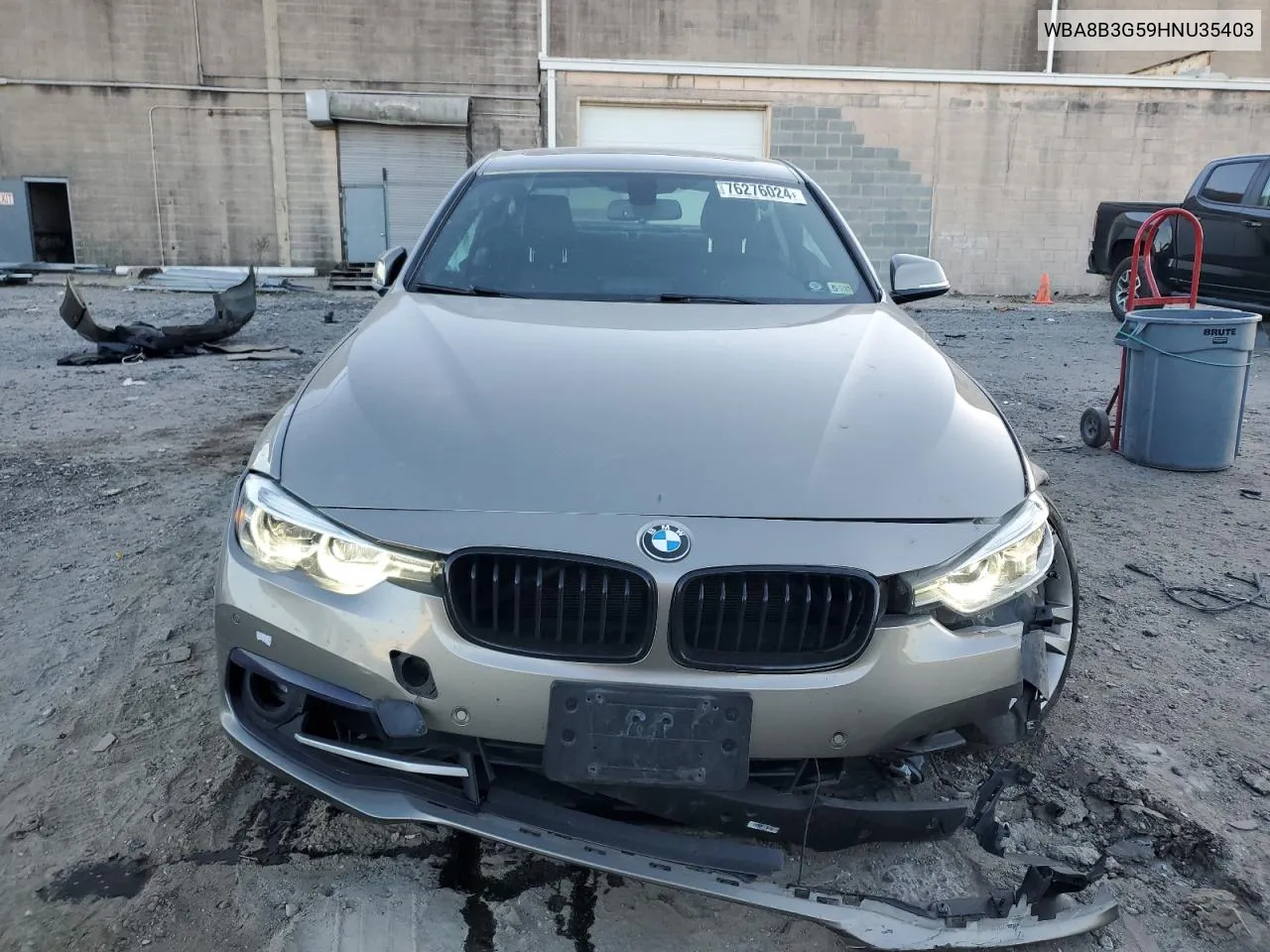 2017 BMW 340 I VIN: WBA8B3G59HNU35403 Lot: 76276024