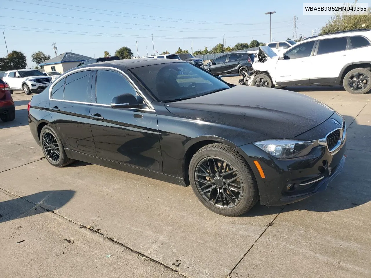 2017 BMW 330 I VIN: WBA8B9G52HNU49355 Lot: 76389164