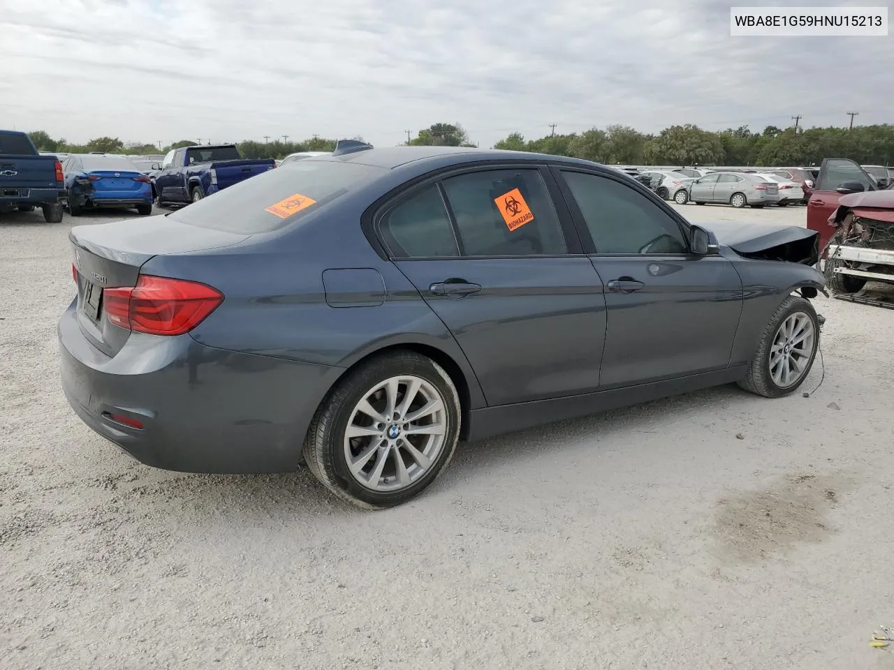 2017 BMW 320 I VIN: WBA8E1G59HNU15213 Lot: 76497294