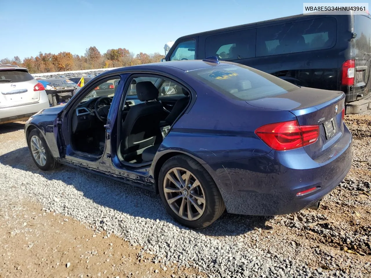 2017 BMW 320 Xi VIN: WBA8E5G34HNU43961 Lot: 76912974