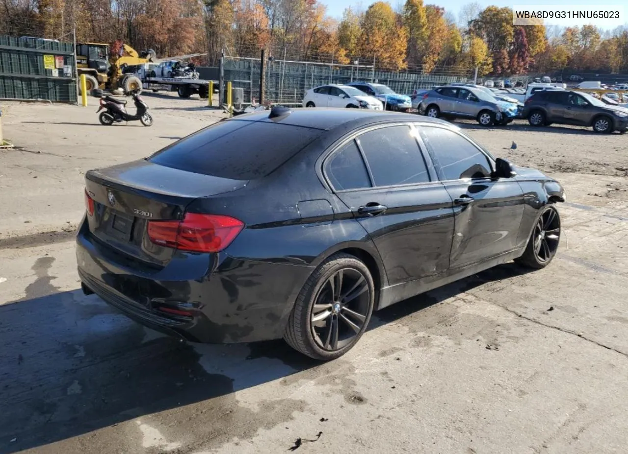 2017 BMW 330 Xi VIN: WBA8D9G31HNU65023 Lot: 77240814