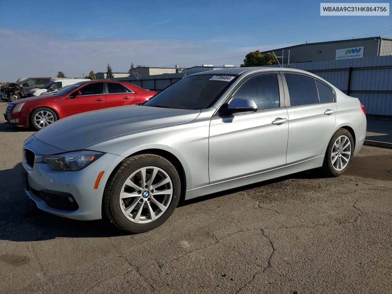 2017 BMW 320 I VIN: WBA8A9C31HK864756 Lot: 77706464