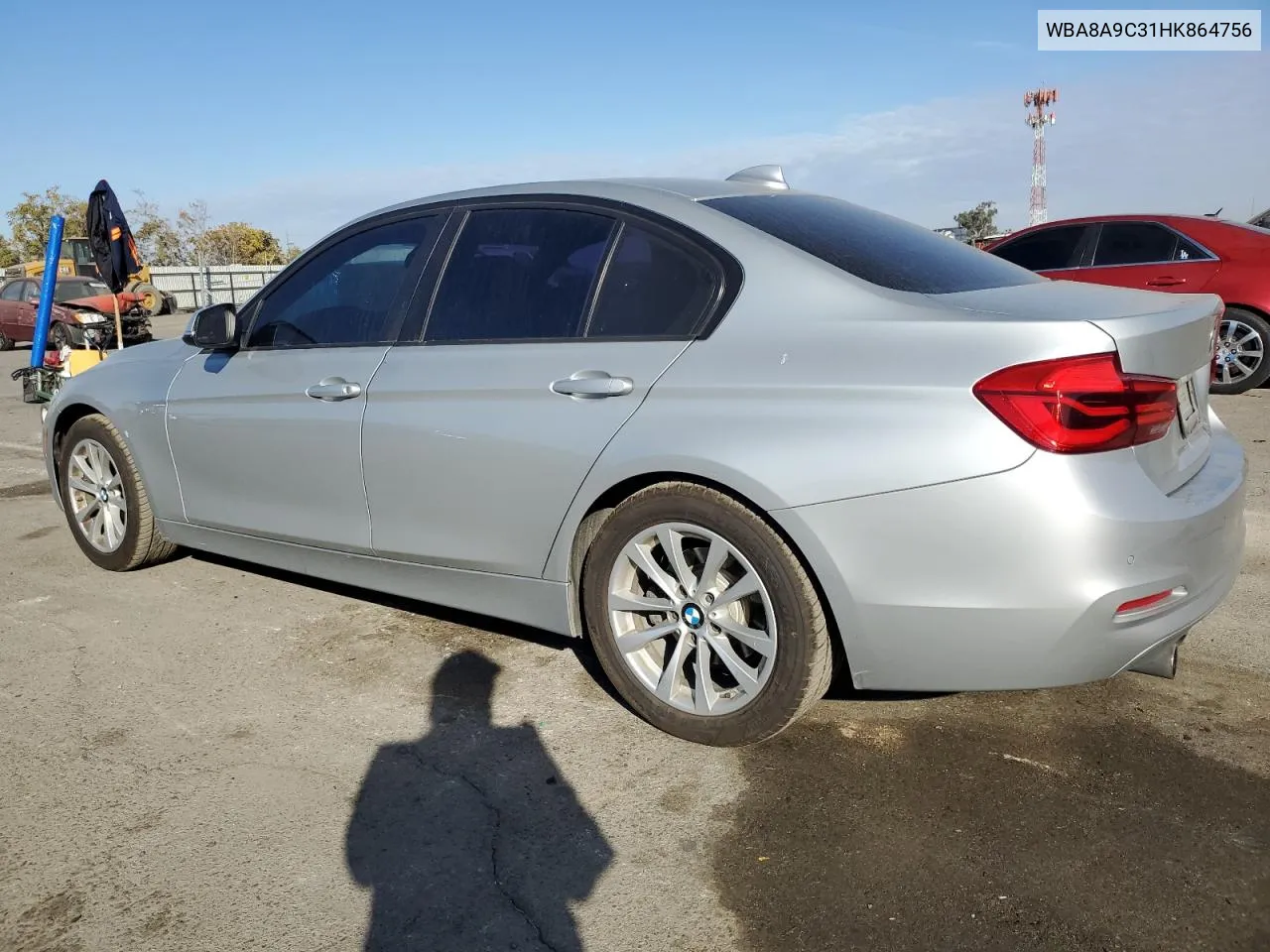 2017 BMW 320 I VIN: WBA8A9C31HK864756 Lot: 77706464