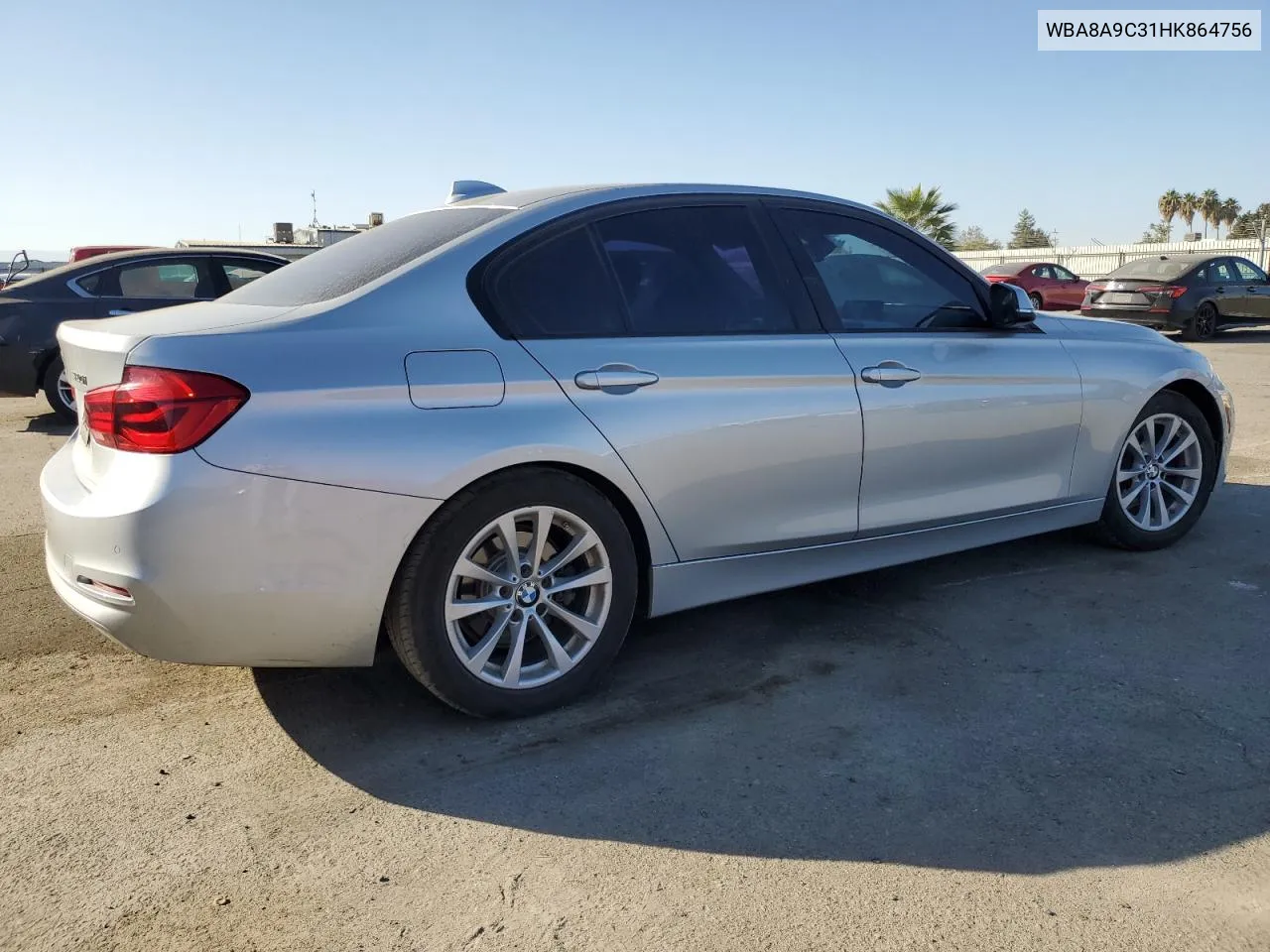 2017 BMW 320 I VIN: WBA8A9C31HK864756 Lot: 77706464