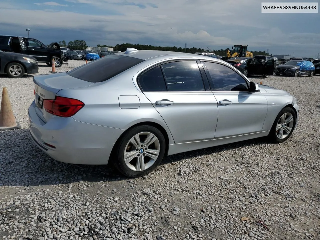 2017 BMW 330 I VIN: WBA8B9G39HNU54938 Lot: 78645494