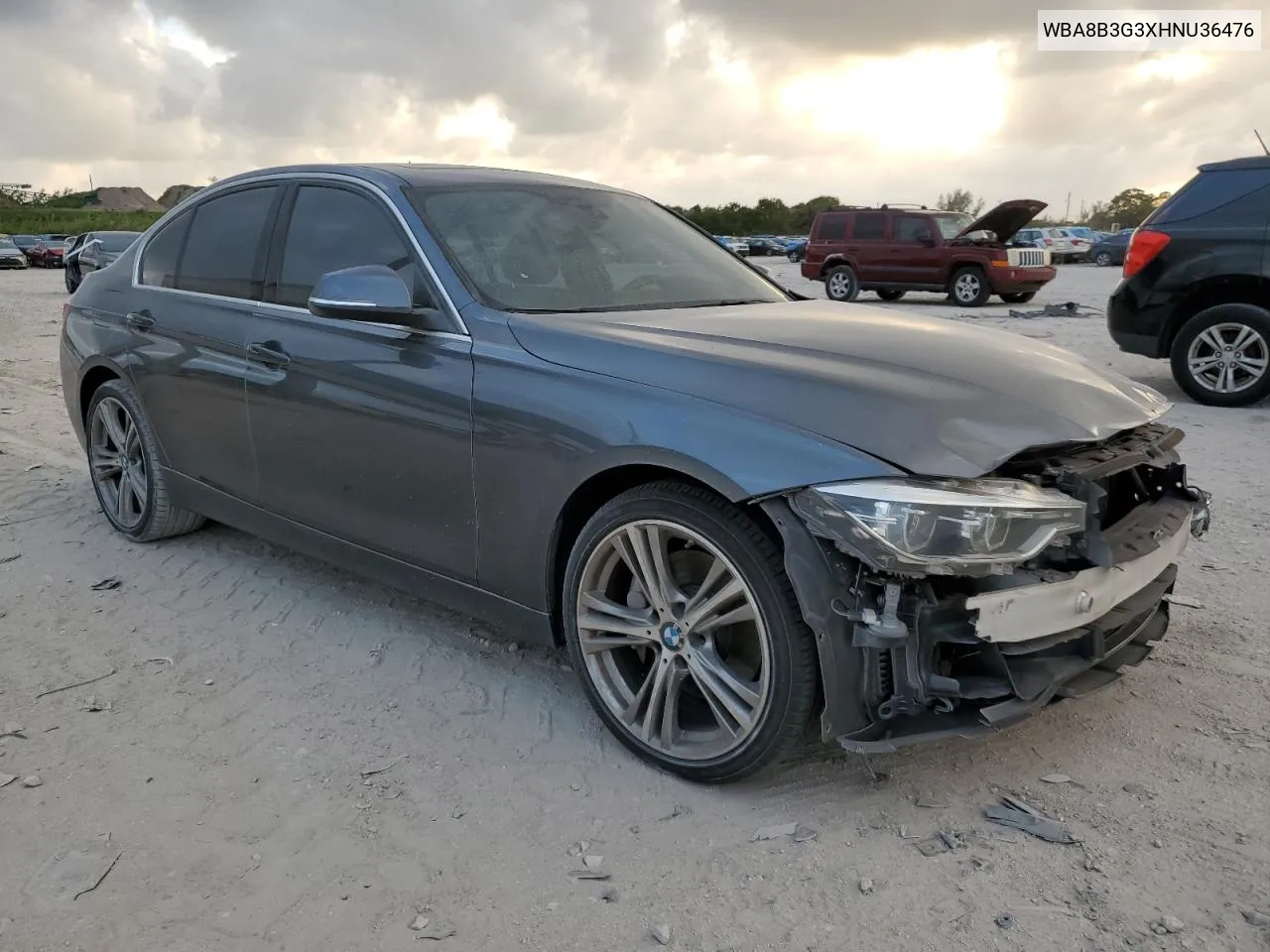 2017 BMW 340 I VIN: WBA8B3G3XHNU36476 Lot: 78857604