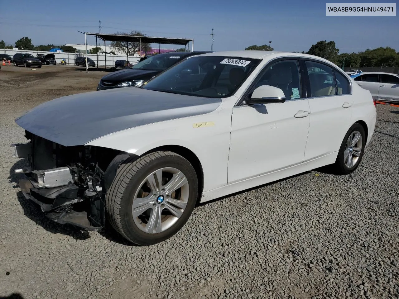 2017 BMW 330 I VIN: WBA8B9G54HNU49471 Lot: 79266924